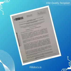 Fillable Colombia Supervigilancia Investigator Diploma Template Template Preview - FillDocs