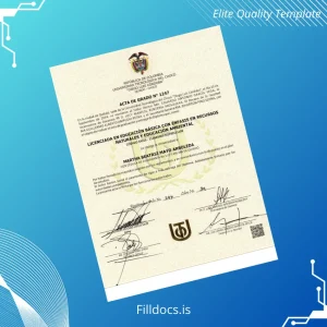 Fillable Colombia Universidad Tecnológica del Chocó Bachelor of Education with Emphasis on Natural Resources and Environmental Education Template Template Preview - FillDocs