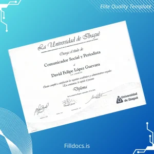 Fillable Colombia Universidad de Ibagué Bachelor of Social Communication and Journalism Template Template Preview - FillDocs