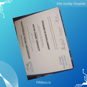 Fillable Colombia Universitaria Virtual Internacional Bachelor of Business Administration Template Template Preview - FillDocs