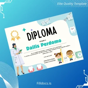 Fillable Cuba Saldaña Villacorta Rojgela Diploma Certificate Template Preview - FillDocs