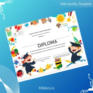 Fillable El Salvador Centro Escolar Cantón Pepenance Diploma Template Template Preview - FillDocs