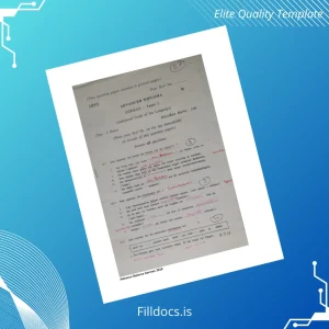 Fillable Germany Advanced Diploma in German Template Template Preview - FillDocs