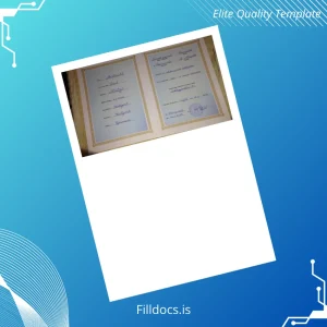 Fillable Germany Hochschule für Wirtschaft Diplom Certificate Template Template Preview - FillDocs