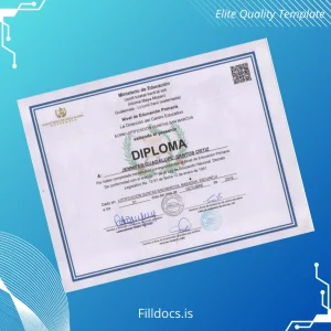Fillable Guatemala EORM Lotificacion Quintas San Marcos Primary Education Diploma Template Preview - FillDocs