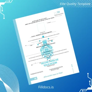 Fillable Honduras Diploma de Basic Studies Template Template Preview - FillDocs