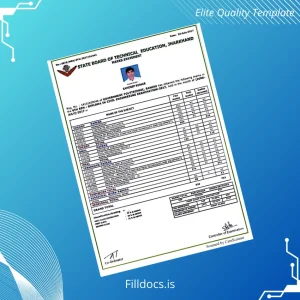 Fillable India Government Polytechnic Ranchi Diploma in Civil Engineering Template Template Preview - FillDocs