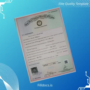 Fillable India Jyothishmathi Institute of Technology and Science Diploma in Electrical and Electronics Engineering Template Template Preview - FillDocs