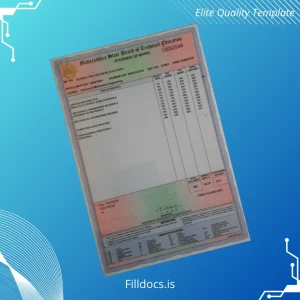 Fillable India Maharashtra State Board of Technical Education Diploma in Mechanical Engineering Certificate Template Preview - FillDocs