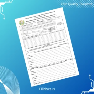 Fillable India Sam Higginbottom University of Agriculture Technology and Sciences Degree Diploma Certificate Template Template Preview - FillDocs