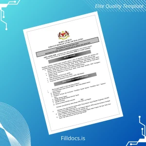 Fillable Malaysia Darul Quran JAKIM Diploma in Tahfiz Al-Quran and Al-Qiraat Template Preview - FillDocs