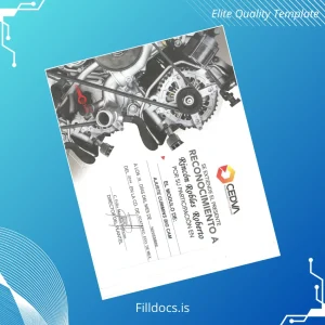 Fillable Mexico CEDVA Motor Diploma Template Template Preview - FillDocs