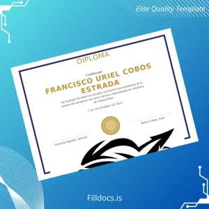 Fillable Mexico Diploma in Motorcycle Mechanics Template Template Preview - FillDocs