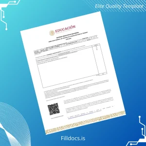 Fillable Mexico Instituto Mexicano Naturales AIN SPA Diploma Template Template Preview - FillDocs