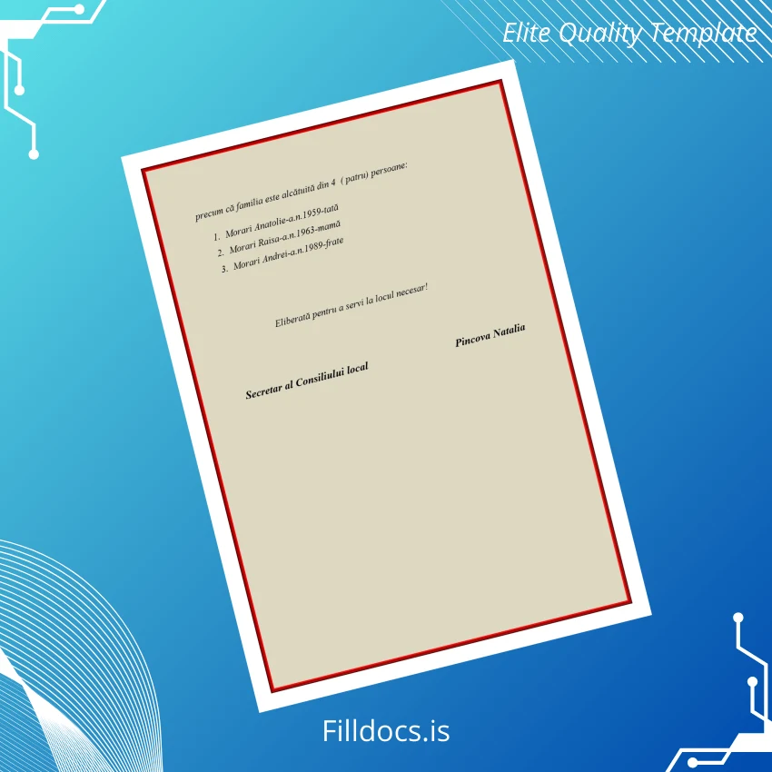 Fillable Moldova Calfa Community Honorary Diploma page 3 Page Preview - FillDocs