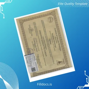 Fillable Montenegro Faculty of Education Pedagogy Diploma Template Preview - FillDocs