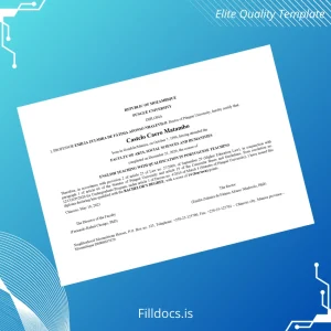 Fillable Mozambique Púnguè University Bachelor's Degree in English Teaching with Qualification in Portuguese Teaching Template Template Preview - FillDocs