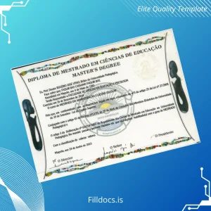 Fillable Mozambique Universidade Pedagógica Master's Degree in Educational Sciences Template Template Preview - FillDocs