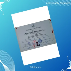 Fillable Nicaragua El Ministerio de Educación Bachiller(a) en Ciencias y Letras Template Template Preview - FillDocs