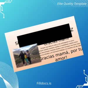 Fillable Peru Diploma Template Template Preview - FillDocs