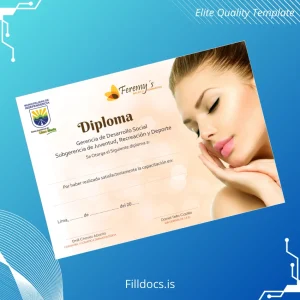 Fillable Peru Gerencia de Desarrollo Social Diploma Template Template Preview - FillDocs