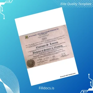 Fillable Philippines De Los Santos - STI College of Health Professions Inc Bachelor of Science in Nursing Template Template Preview - FillDocs