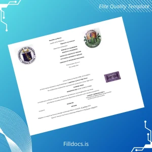 Fillable Philippines Tanauan City Integrated High School High School Diploma Template Template Preview - FillDocs