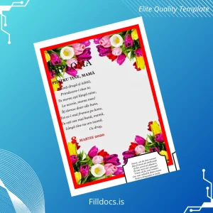 Fillable Romania Diploma Template Template Preview - FillDocs