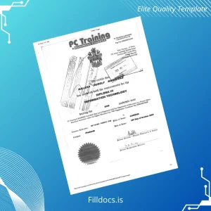 Fillable South Africa PC Training and Business College Diploma in Information Technology Template Template Preview - FillDocs