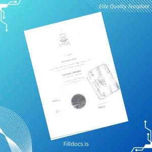 Fillable South Africa University of South Africa National Diploma in Engineering_ Mechanical Template Preview - FillDocs