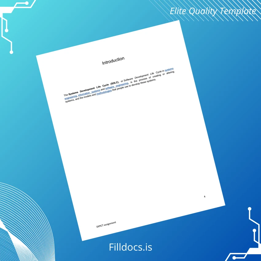 Fillable Sri Lanka IDM Computer Studies Pvt Ltd Diploma in ICT Template page 4 Page Preview - FillDocs