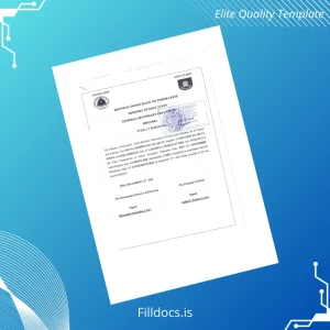 Fillable Timor-Leste Ministry of Education General Secondary Education Diploma Template Template Preview - FillDocs