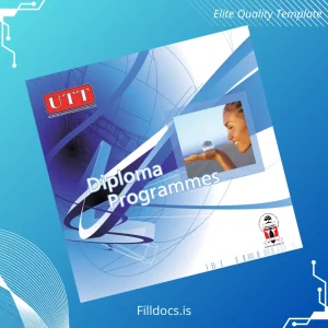 Fillable Trinidad and Tobago University of Trinidad and Tobago National Engineering Technician Diploma Template Preview - FillDocs