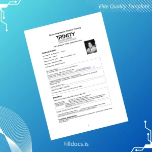 Fillable UK Trinity College London LTCL Diploma in TESOL Template Preview - FillDocs