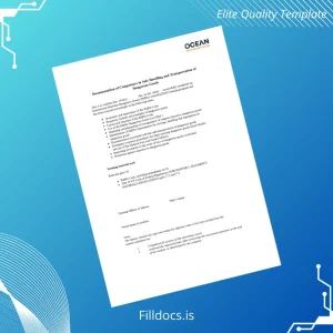 Fillable USA Ocean Technologies Group HAZMAT 0151 Diploma Template Preview - FillDocs