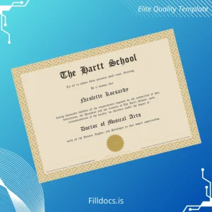 Fillable USA The Hartt School Doctor of Musical Arts Template Preview - FillDocs