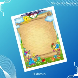 Fillable Venezuela Centro de Educación Inicial _Ramón David Palomares_ Promotion Diploma to First Grade Template Preview - FillDocs